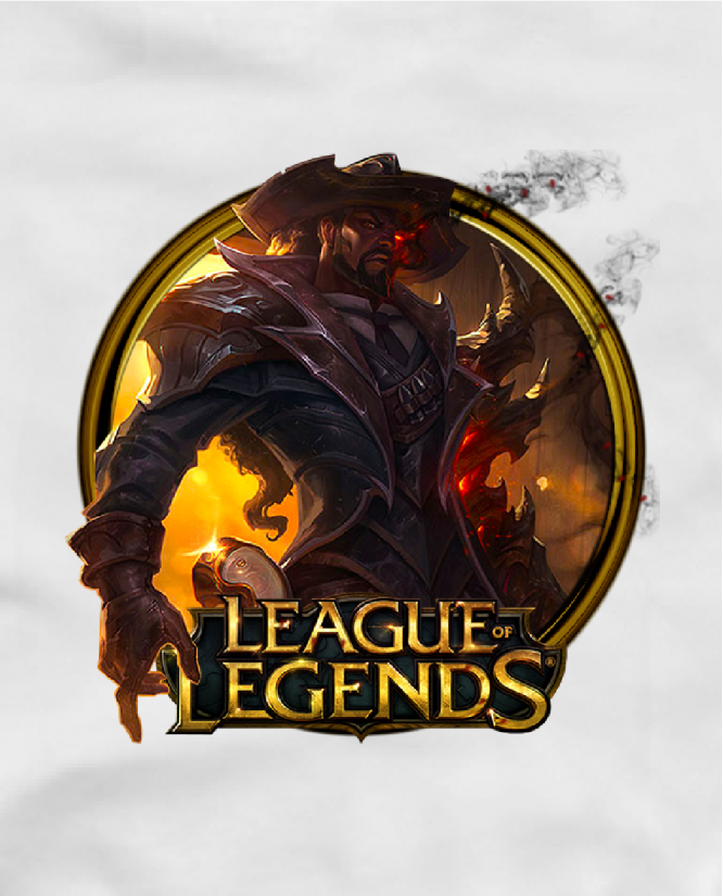  Marškinėliai  League of legends High Noon Lucian
